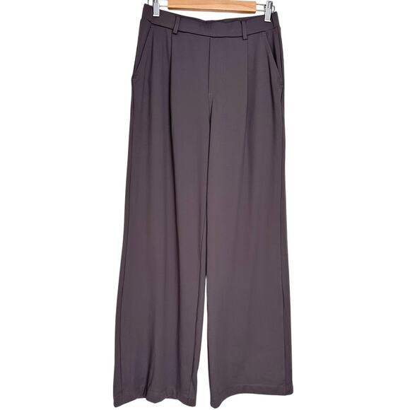 NWT Halara Flex™ High Waisted Pocket Straight Wide Leg Work Pants | Gray | SZ M - Picture 5 of 11